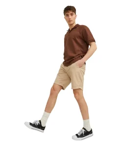 Jack & Jones Chino Shorts Fury in beigem Dune