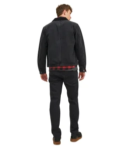 Jack & Jones Clark Regular Fit Jeans in Schwarz