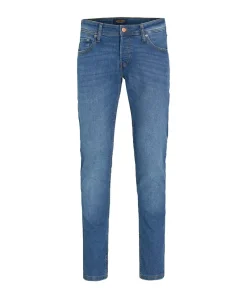 Jack & Jones Glenn Jeans in blau mit schmaler Passform