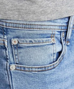 Jack & Jones Glenn Jeans in Hellblau mit schmaler Passform