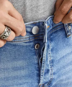 Jack & Jones Glenn Jeans in Hellblau mit schmaler Passform
