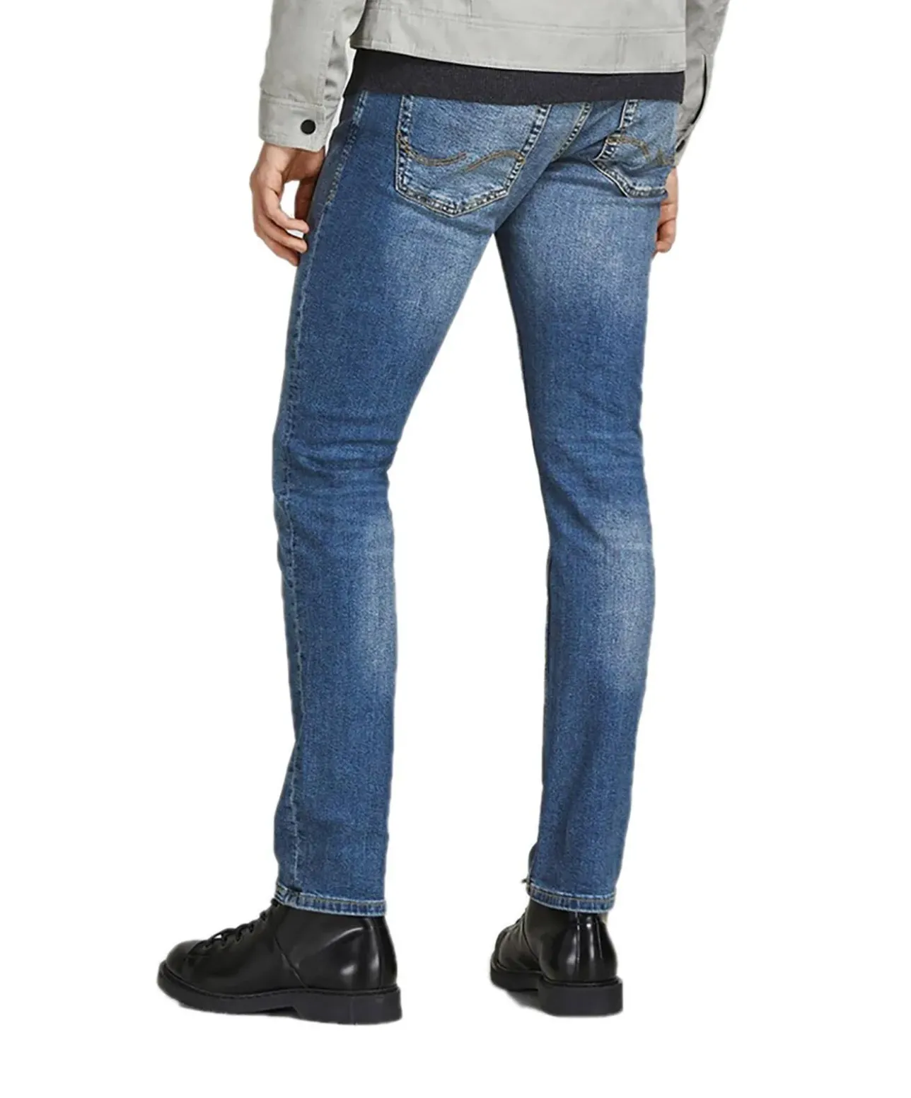 Jack & Jones Glenn Slim fit Jeans in blauer Waschung