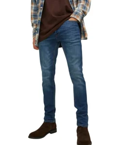 Jack & Jones Glenn Slim-fit Jeans in mittelblauer Waschung