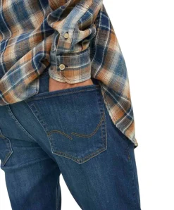 Jack & Jones Glenn Slim-fit Jeans in mittelblauer Waschung