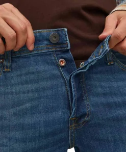 Jack & Jones Glenn Slim-fit Jeans in mittelblauer Waschung