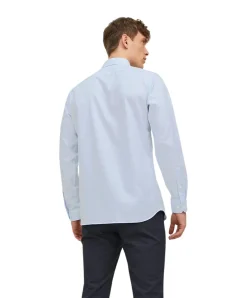 Jack & Jones Hemd Parker mit Slim Fit in Hellblau