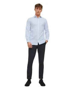 Jack & Jones Hemd Parker mit Slim Fit in Hellblau