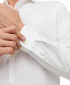 Jack & Jones Hemd Parker mit Langarm in Weiß