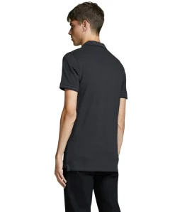 Jack & Jones Herren-Poloshirt Epaulos in Dunkelgrau