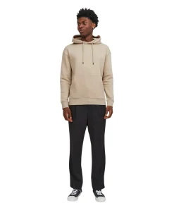 Jack & Jones Hoodie mit Bio-Baumwolle in Beige