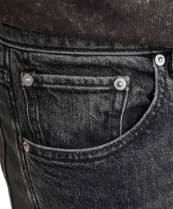 Jack & Jones Jeans Chris aus schwarzem Bio-Denim
