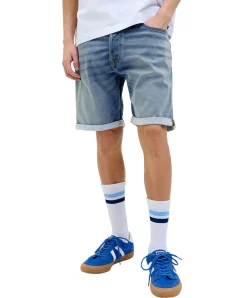 Jack & Jones Jeans Shorts Rick Icon Regular Fit in blau