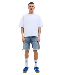 Jack & Jones Jeans Shorts Rick Icon Regular Fit in blau