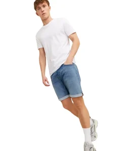 Jack & Jones Jeans Shorts Rick Icon mit Umschlagsaum