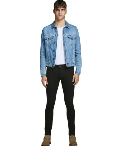 Jack & Jones Jeans Skinny Fit Liam in Black Denim