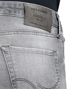 Jack & Jones Jeans Slim Fit Glenn Icon in gebleichtem Grau