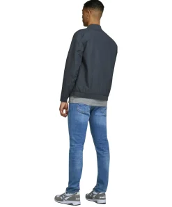 Jack & Jones Jeans Slim Fit Tim in Blue-Denim-Look
