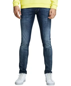 Jack & Jones Jeans Slim Fit Glenn in blauem Used-Look