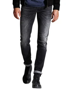 Jack & Jones Jeans Slim Fit Glenn in Black Vintage-Look