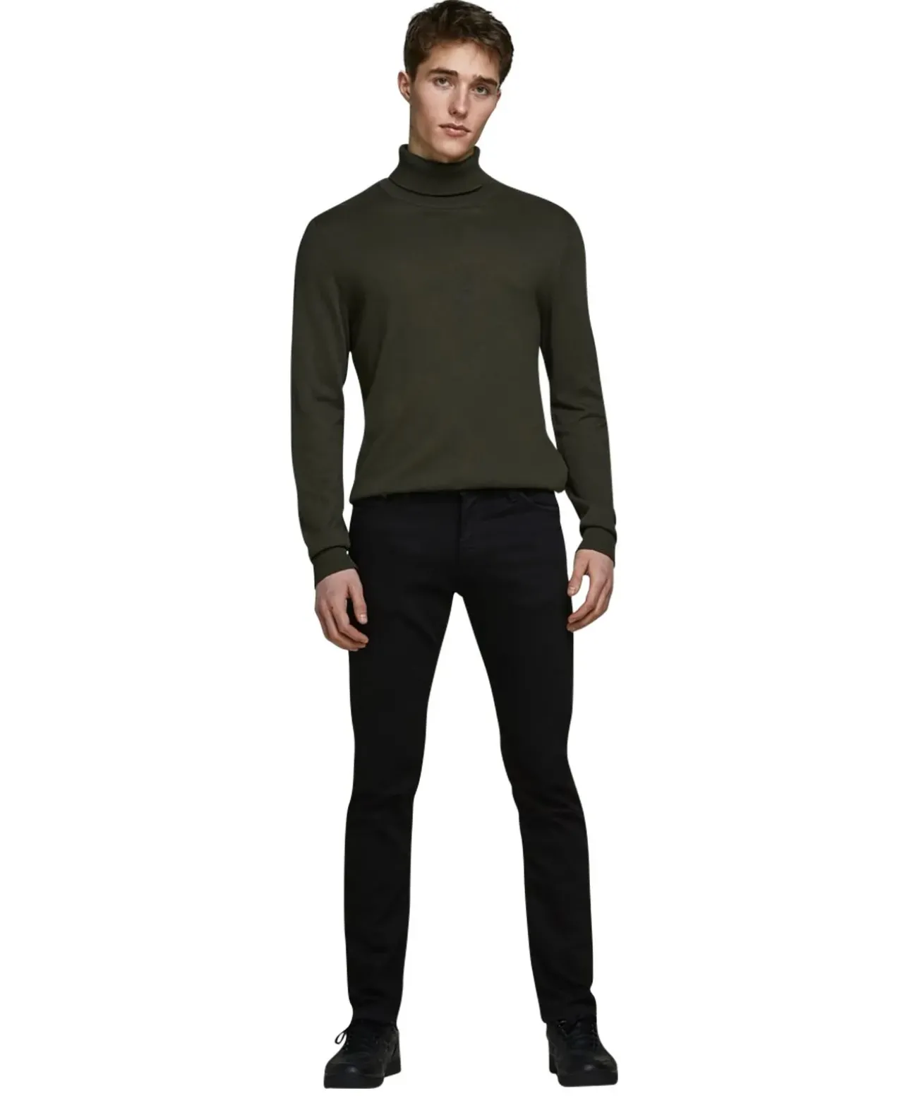 Jack & Jones Jeans Slim Fit Glenn im schwarzem Felix-Style