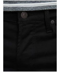 Jack & Jones Jeans Slim Fit Glenn Icon aus schwarzem Super-Stretch