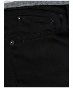 Jack & Jones Jeans Slim Fit Glenn Icon aus schwarzem Super-Stretch