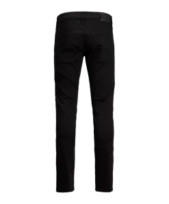 Jack & Jones Jeans Slim Fit Glenn Icon aus schwarzem Super-Stretch