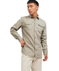 Jack & Jones Jeanshemd Heridan Shirt in Beige