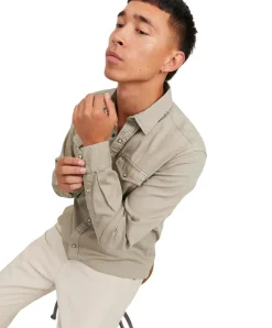 Jack & Jones Jeanshemd Heridan Shirt in Beige