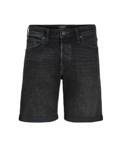 Jack & Jones Jeansshorts Rick in verwaschenem Schwarz