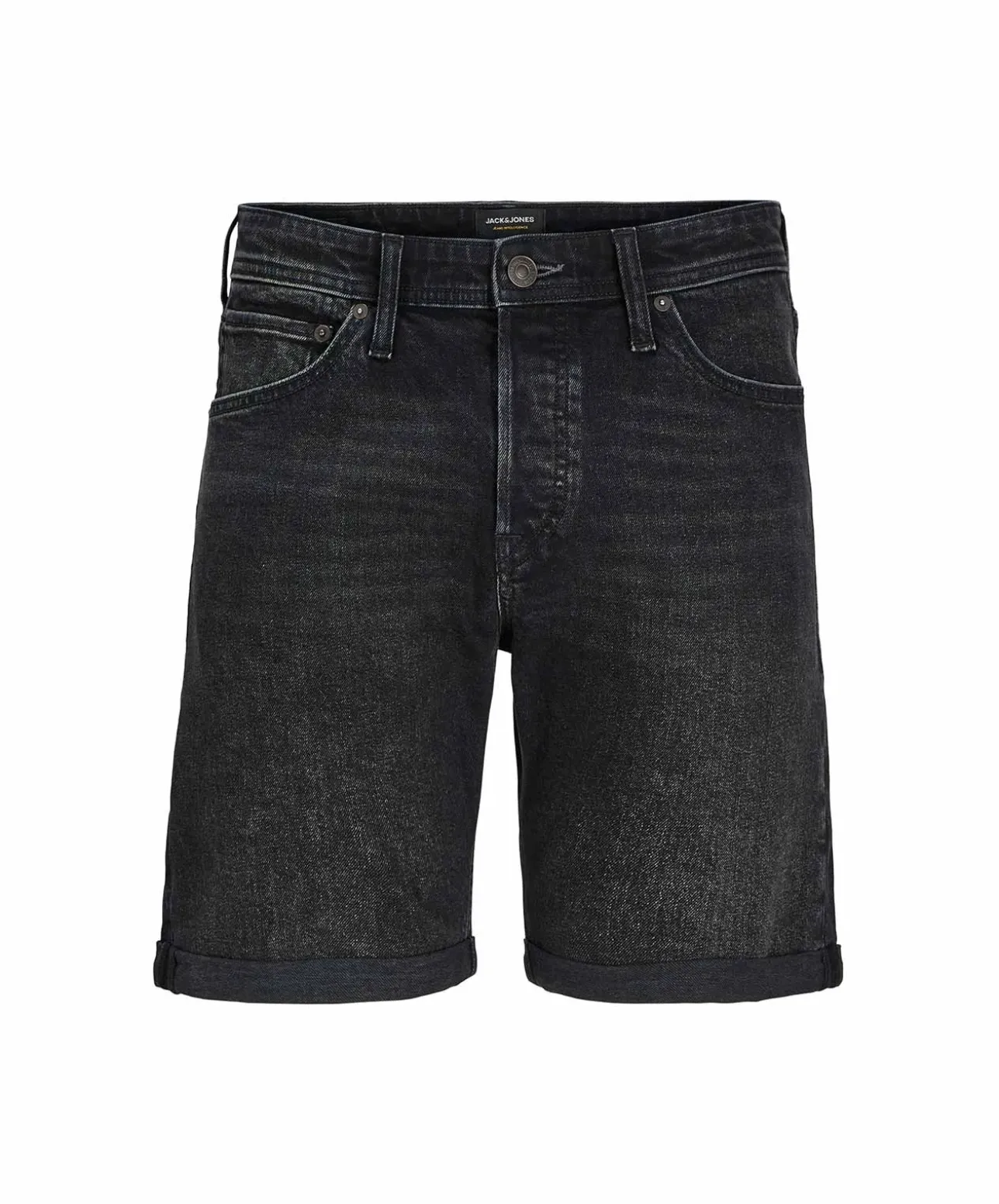 Jack & Jones Jeansshorts Rick in verwaschenem Schwarz