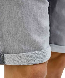 Jack & Jones Jeansshorts Rick Icon in grauer Used-Waschung