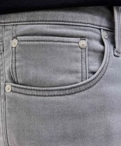Jack & Jones Jeansshorts Rick Icon in grauer Used-Waschung