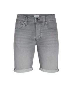 Jack & Jones Jeansshorts Rick Icon in grauer Used-Waschung