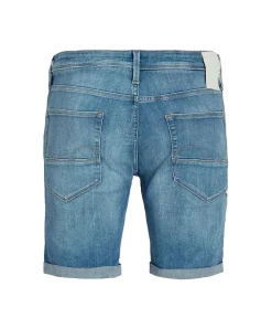 Jack & Jones Jeansshorts Rick Fox in blau mit Rissen