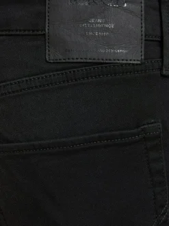 Jack & Jones Jeansshorts Rick in schwarzem Denim-Look