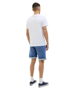Jack & Jones Jeansshorts Rick in verwaschenem Mittelblau