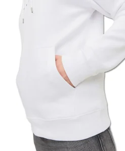 Jack & Jones Kapuzenpullover Star in Weiß mit Kordelzug