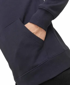 Jack & Jones Kapuzenpullover Star mit Kordeln in Blau