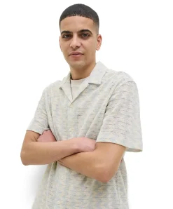Jack & Jones Kurzarmhemd Luke in Skyway mit Muster