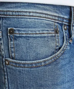 Jack & Jones Liam Jeans Skinny Fit in Mittelblau