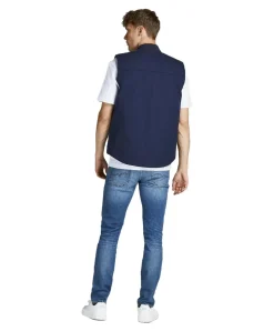 Jack & Jones Liam Jeans Skinny Fit in Mittelblau