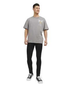 Jack & Jones Liam Skinny Jeans in Schwarz