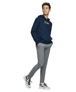 Jack & Jones Marco Chinohose mit Slim-fit in Grey Melange
