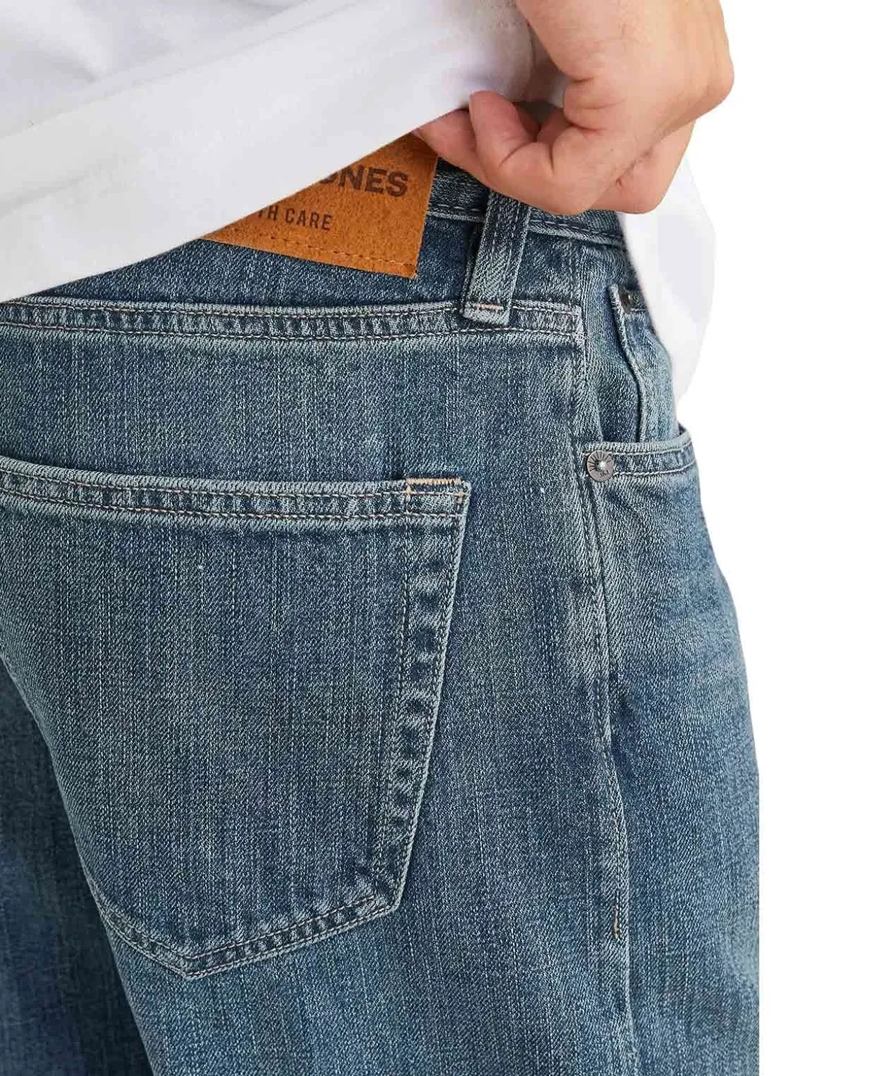 Jack & Jones Mike Wells Jeans in getöntem Hellblau