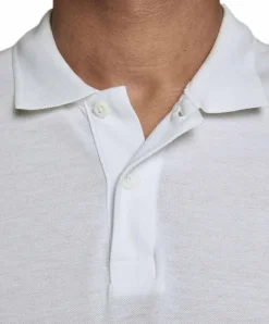 Jack & Jones Poloshirt Basic mit Slim Fit in Weiß