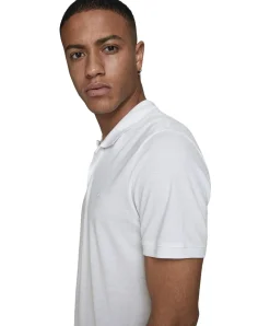 Jack & Jones Poloshirt Basic mit Slim Fit in Weiß