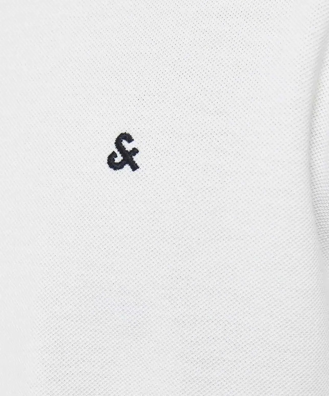 Jack & Jones Poloshirt Paulos mit Mao Kragen in Weiß