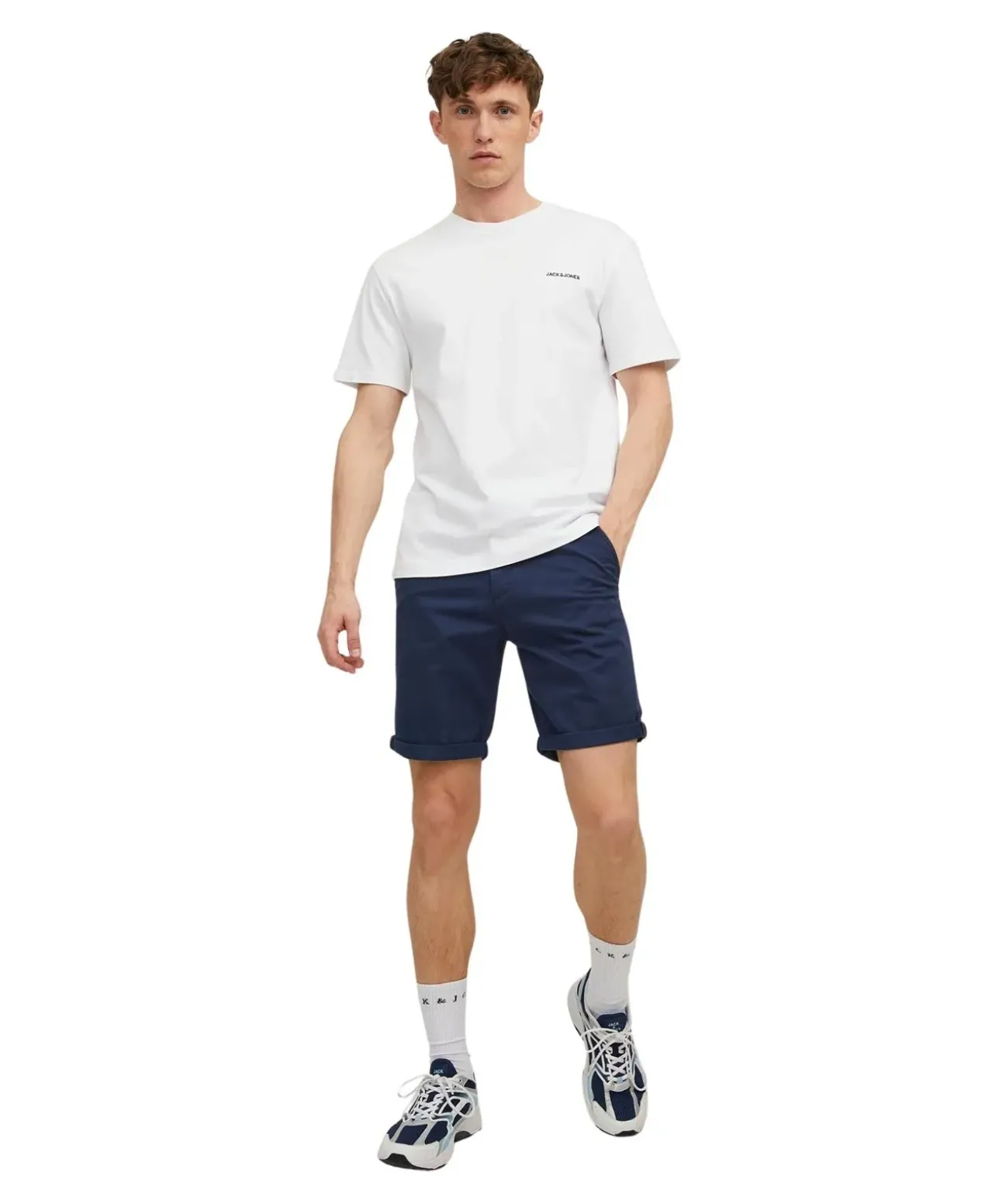 Jack & Jones Shorts Bowie mit Chino Style in Marineblau