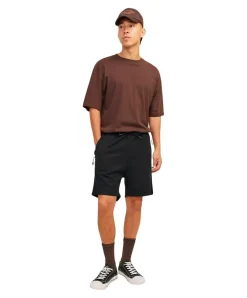 Jack & Jones Shorts Gordon aus Sweat in Schwarz